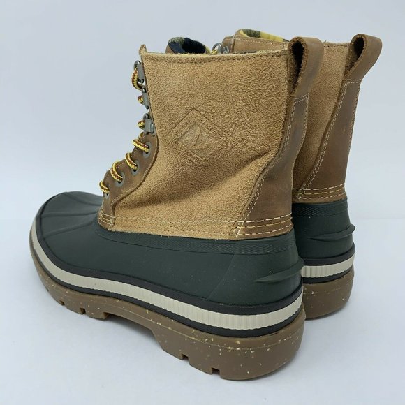 Sperry Top Sider Ice Bay STS20734 Olive Tan Duck 8 - Picture 7 of 11